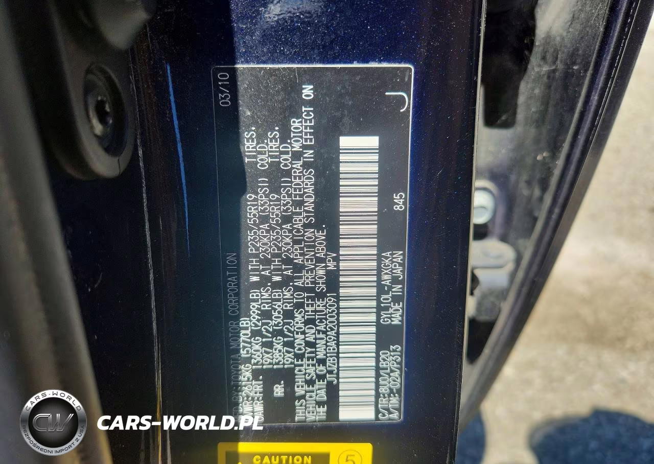 2010 Lexus Rx 450H VIN:JTJZB1BA9A2003091 - 13