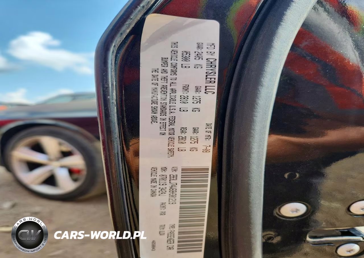 2008 Dodge Challenger Srt-8 VIN:2B3LJ74W68H301219 - 12
