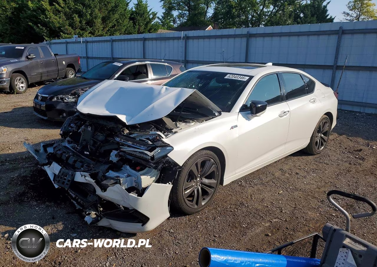2021 Acura Tlx Tech A VIN:19UUB6F51MA001080 - 1