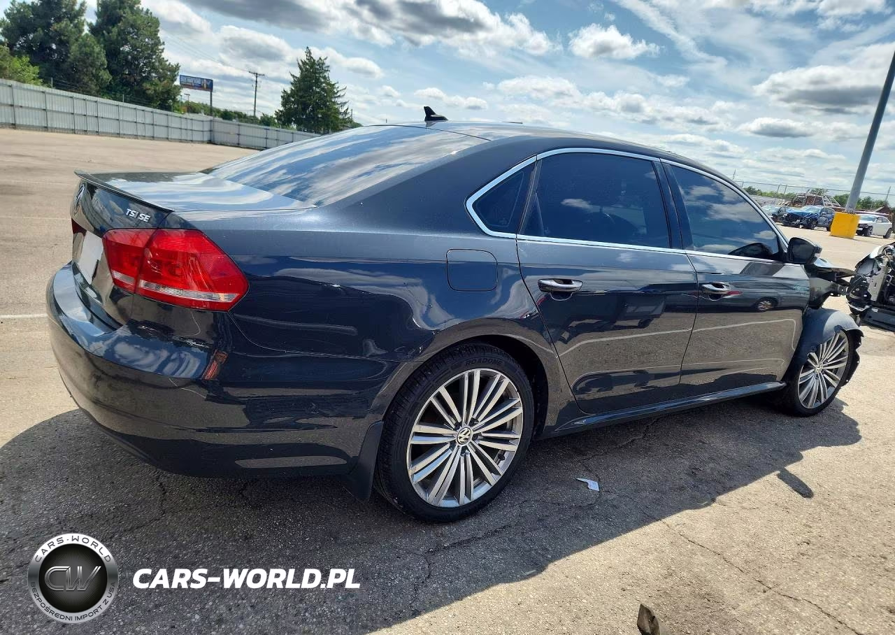 2015 Volkswagen Passat Se VIN:1VWBT7A34FC072681 - 3