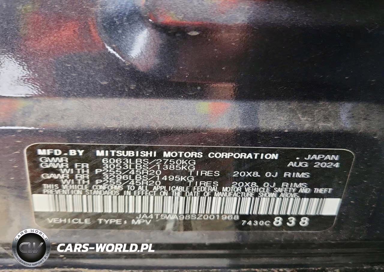 2025 Mitsubishi Outlander Sel VIN:JA4T5WA98SZ001968 - 14