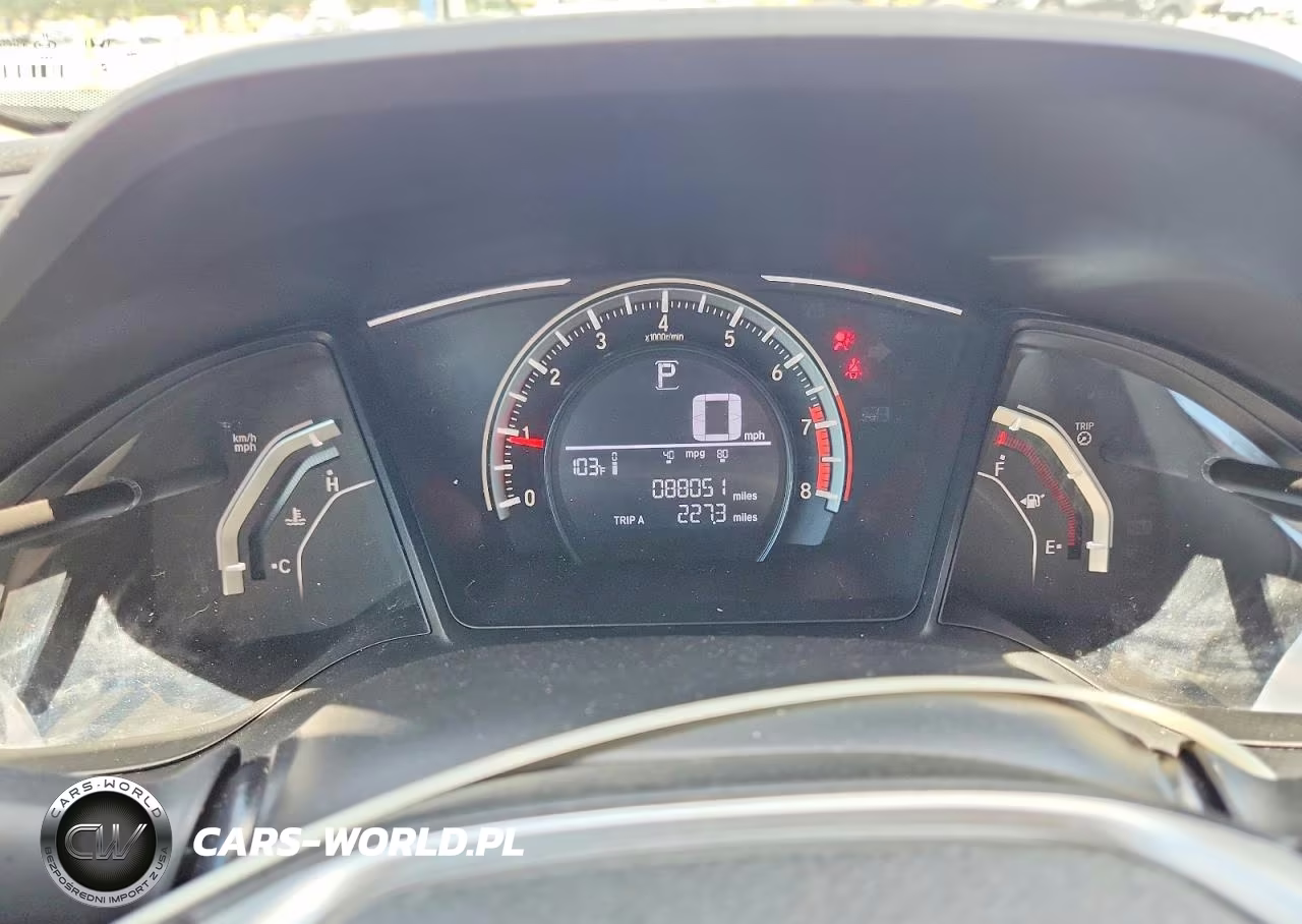 2017 Honda Civic Lx VIN:19XFC2F57HE033287 - 9