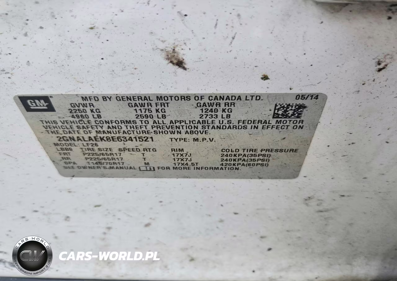 2014 Chevrolet Equinox Ls VIN:2GNALAEK8E6341521 - 13