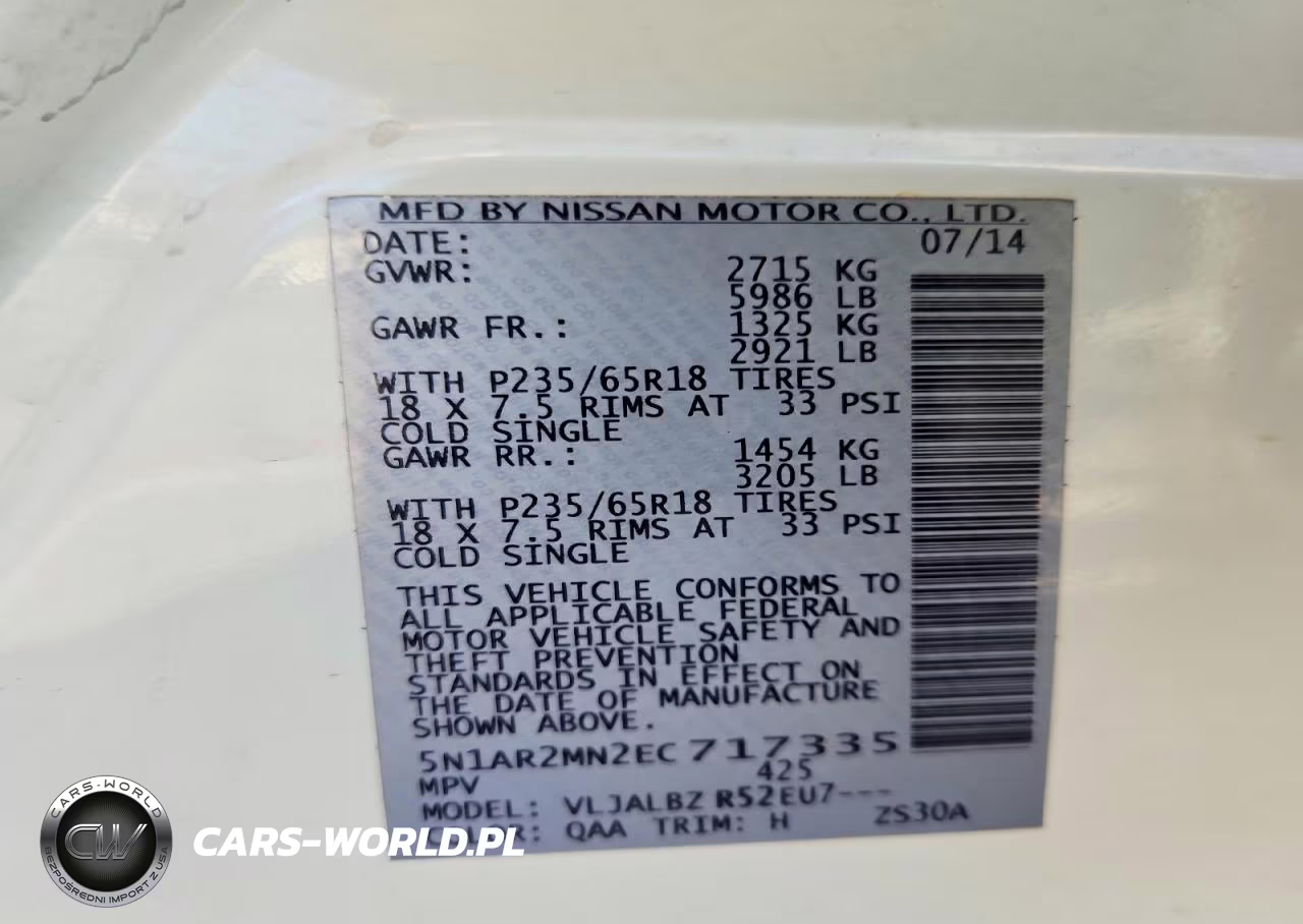 2014 Nissan Pathfinder S VIN:5N1AR2MN2EC717335 - 14