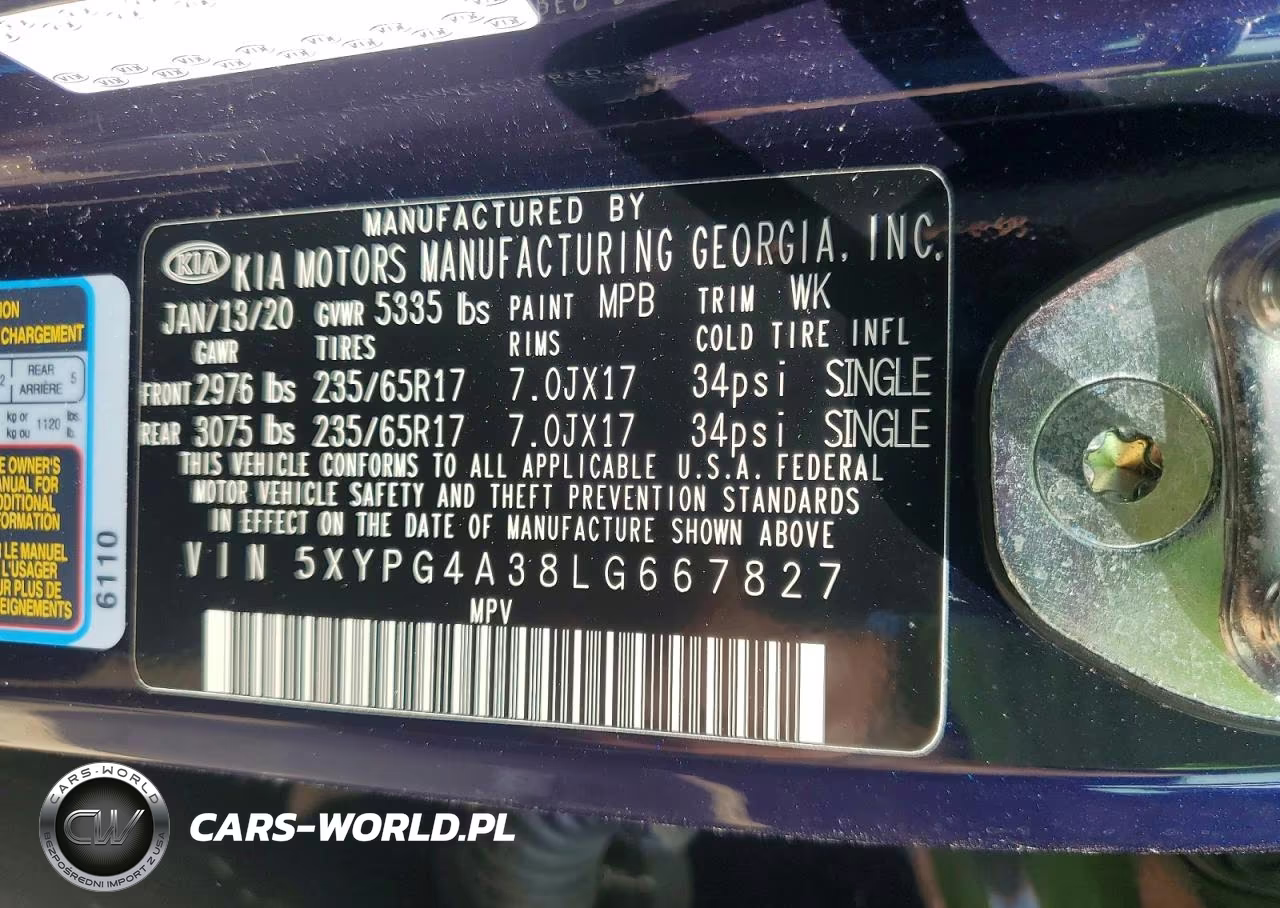 2020 Kia Sorento Lx VIN:5XYPG4A38LG667827 - 14