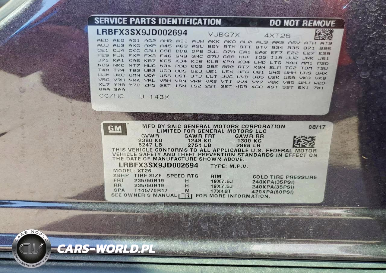 2018 Buick Envision Premium VIN:LRBFX3SX9JD002694 - 14