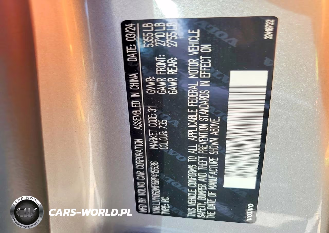 2024 Volvo S90 Ultimate VIN:LVY062MF6RP415636 - 12
