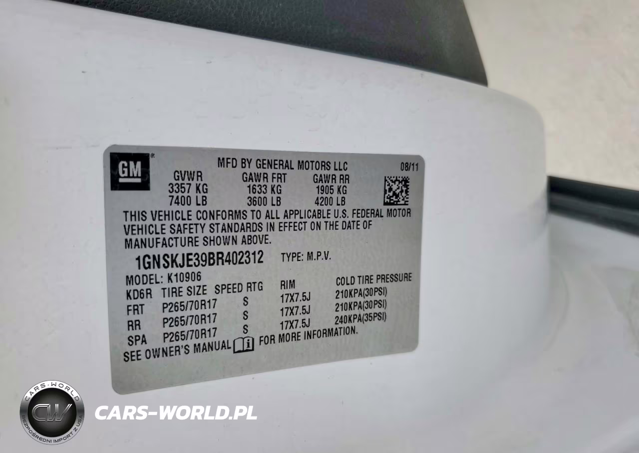 2011 Chevrolet Suburban K1500 Lt VIN:1GNSKJE39BR402312 - 13