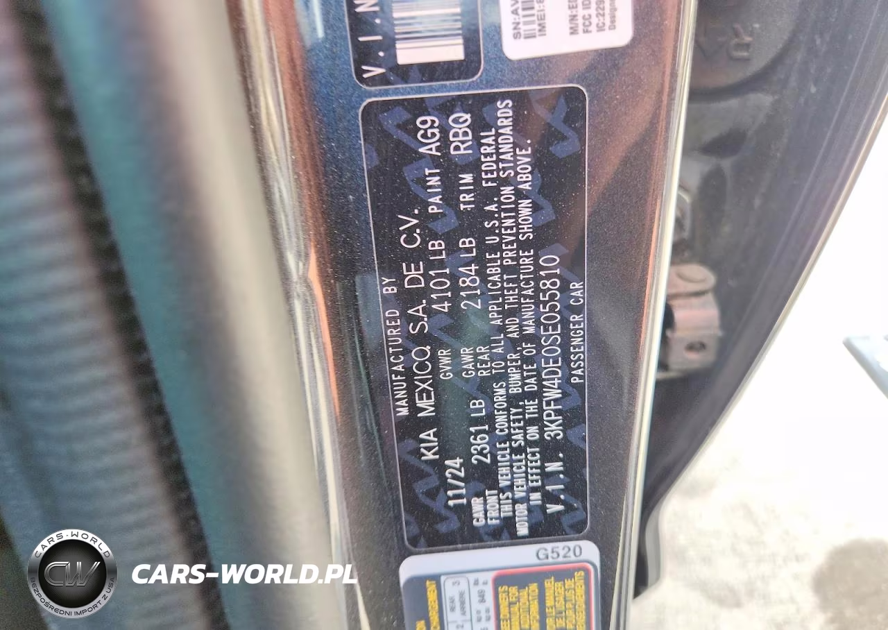 2025 Kia K4 Gt Line VIN:3KPFW4DE0SE055810 - 12