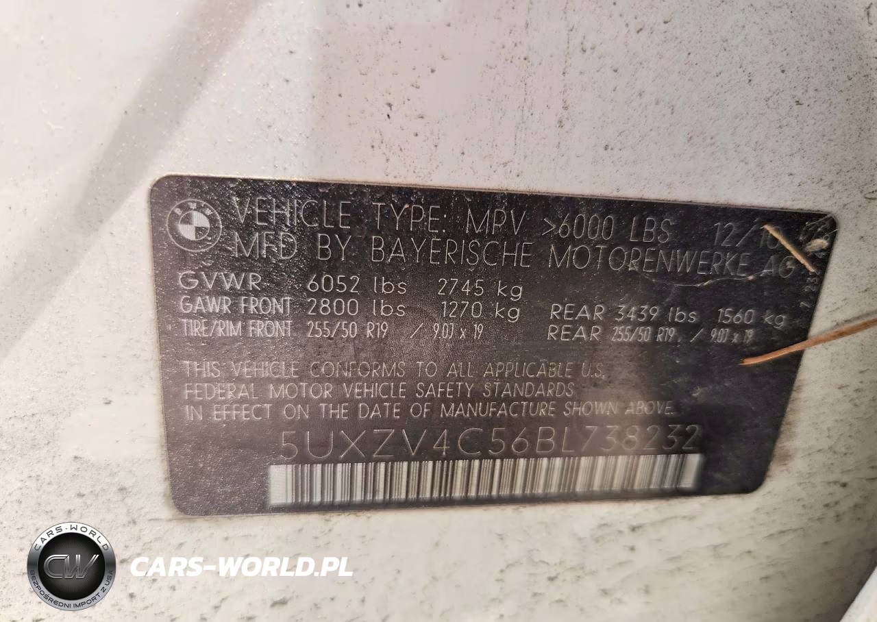 2011 BMW X5 xDrive35I VIN:5UXZV4C56BL738232 - 13