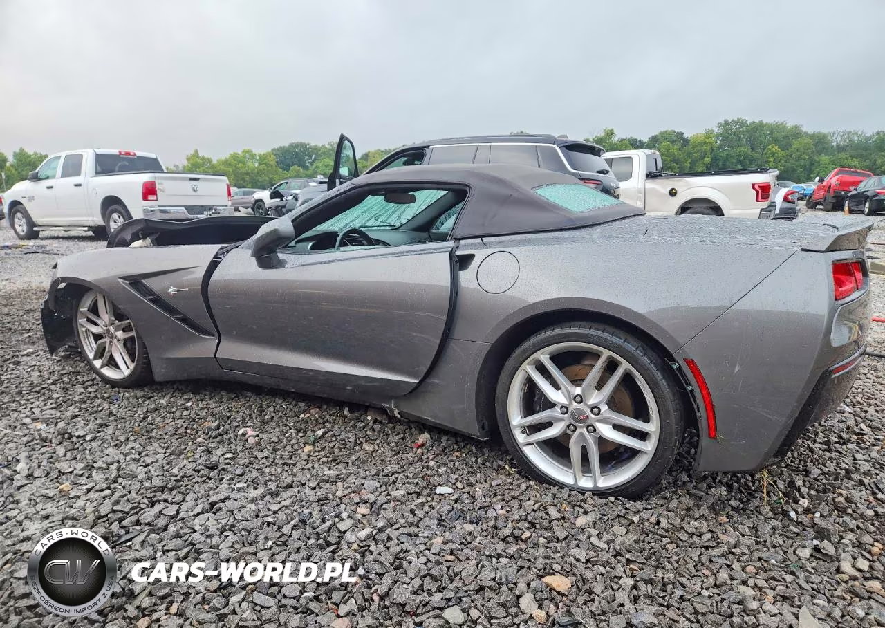 2015 Chevrolet Corvette Stingray Z51 2Lt VIN:1G1YK3D76F5102140 - 2