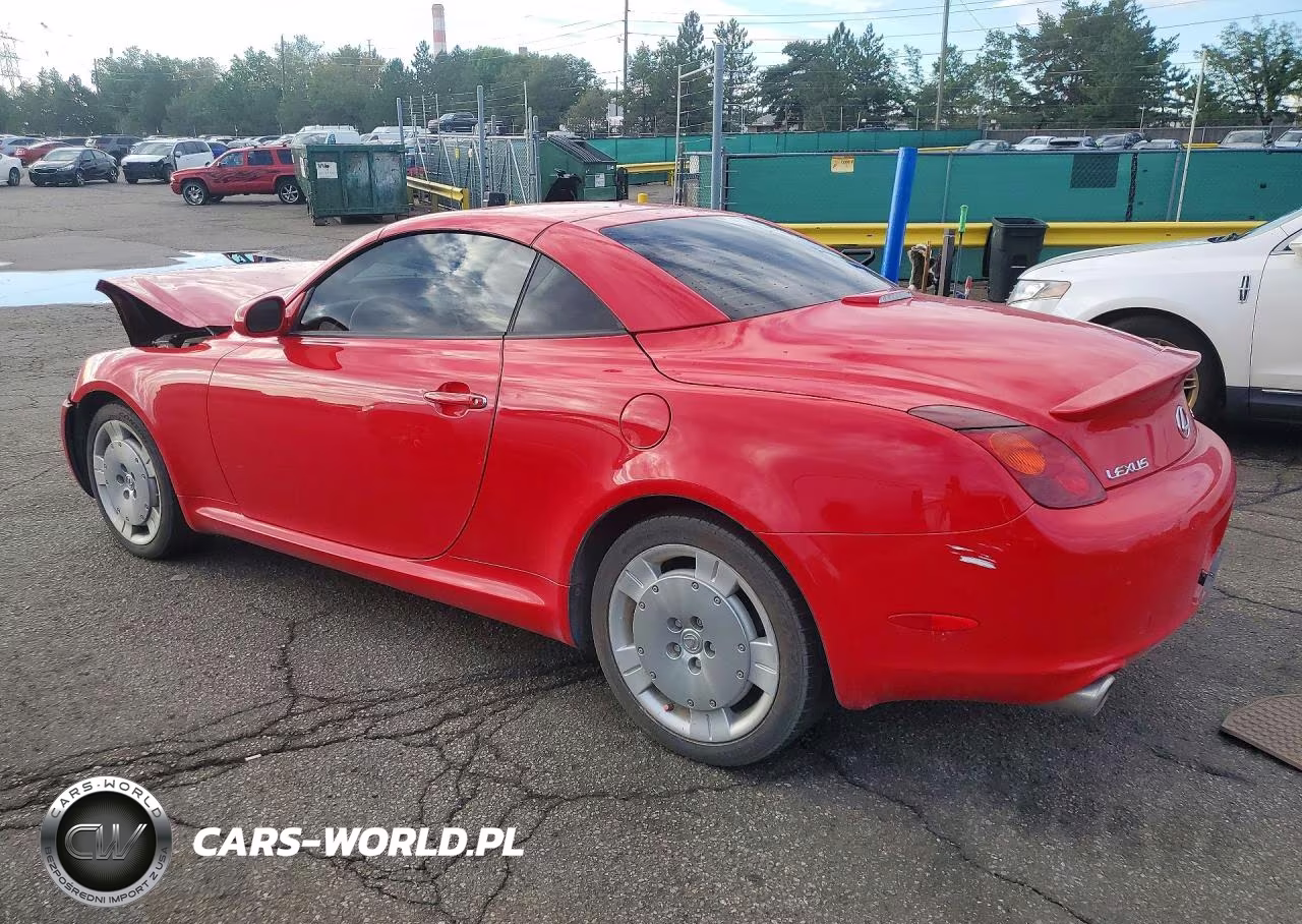 2002 Lexus Sc 430 VIN:JTHFN48Y420028589 - 2