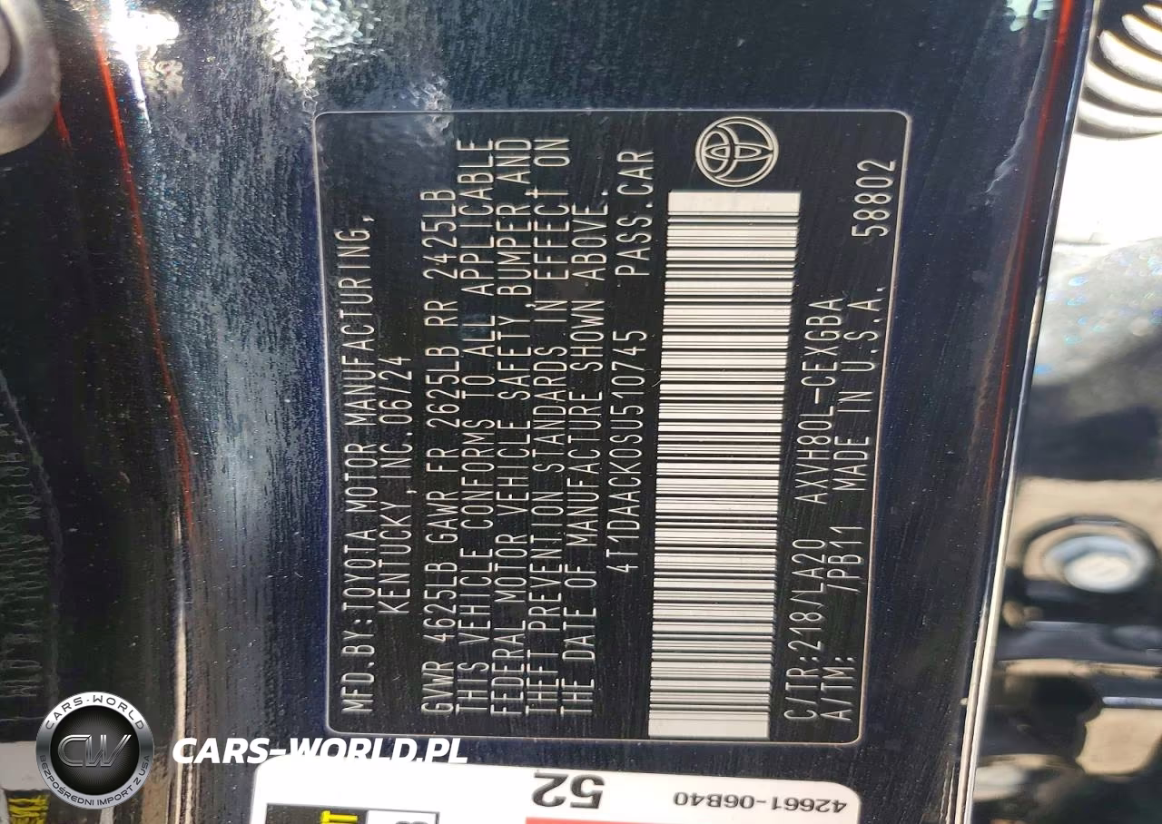 2025 Toyota Camry Xle VIN:4T1DAACK0SU510745 - 13