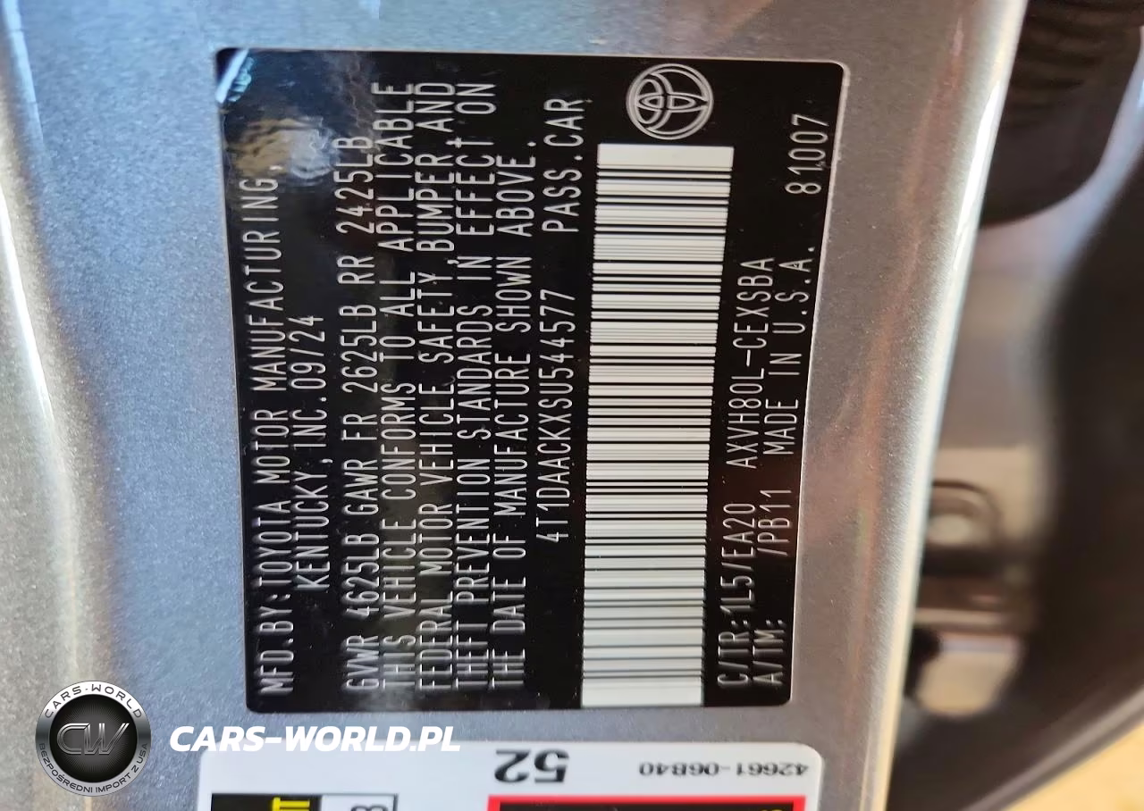 2025 Toyota Camry Se VIN:4T1DAACKXSU544577 - 13
