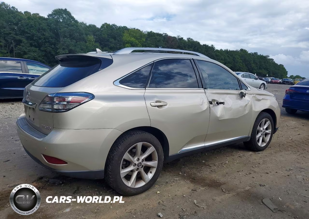 2012 Lexus Rx 350 VIN:2T2ZK1BA7CC086295 - 3