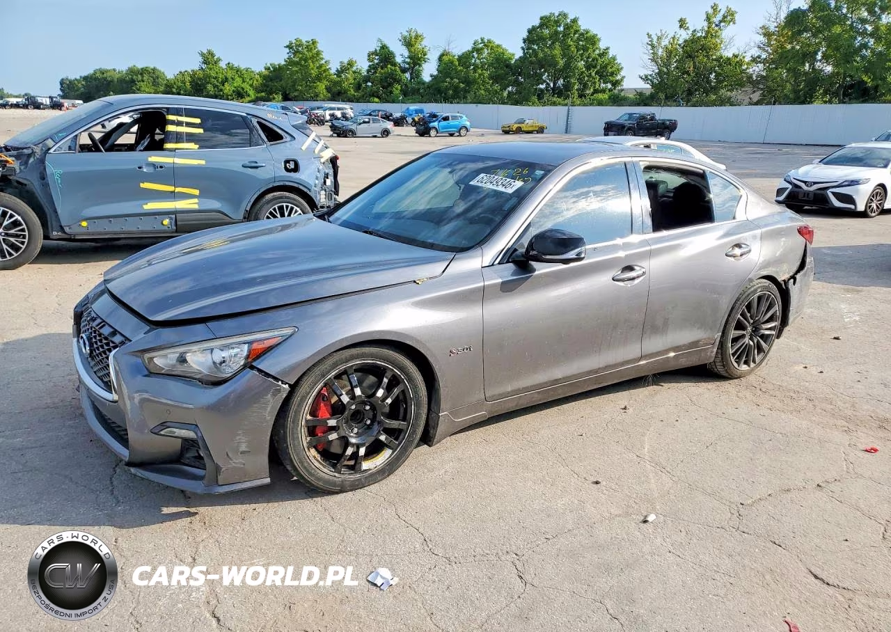 2020 Infiniti Q50 Red Sport 400 VIN:JN1FV7AP4LM630197 - 1