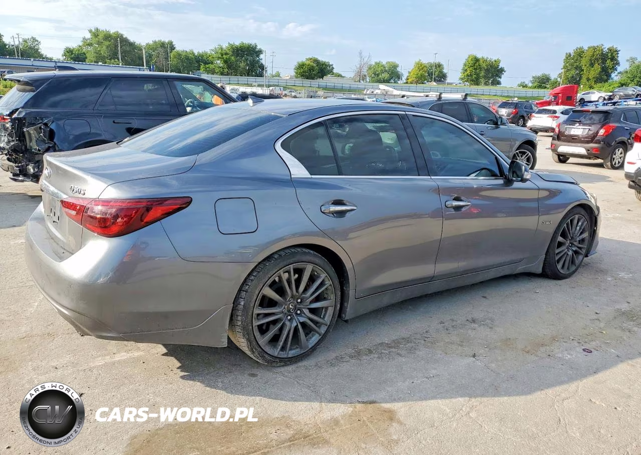 2020 Infiniti Q50 Red Sport 400 VIN:JN1FV7AP4LM630197 - 3