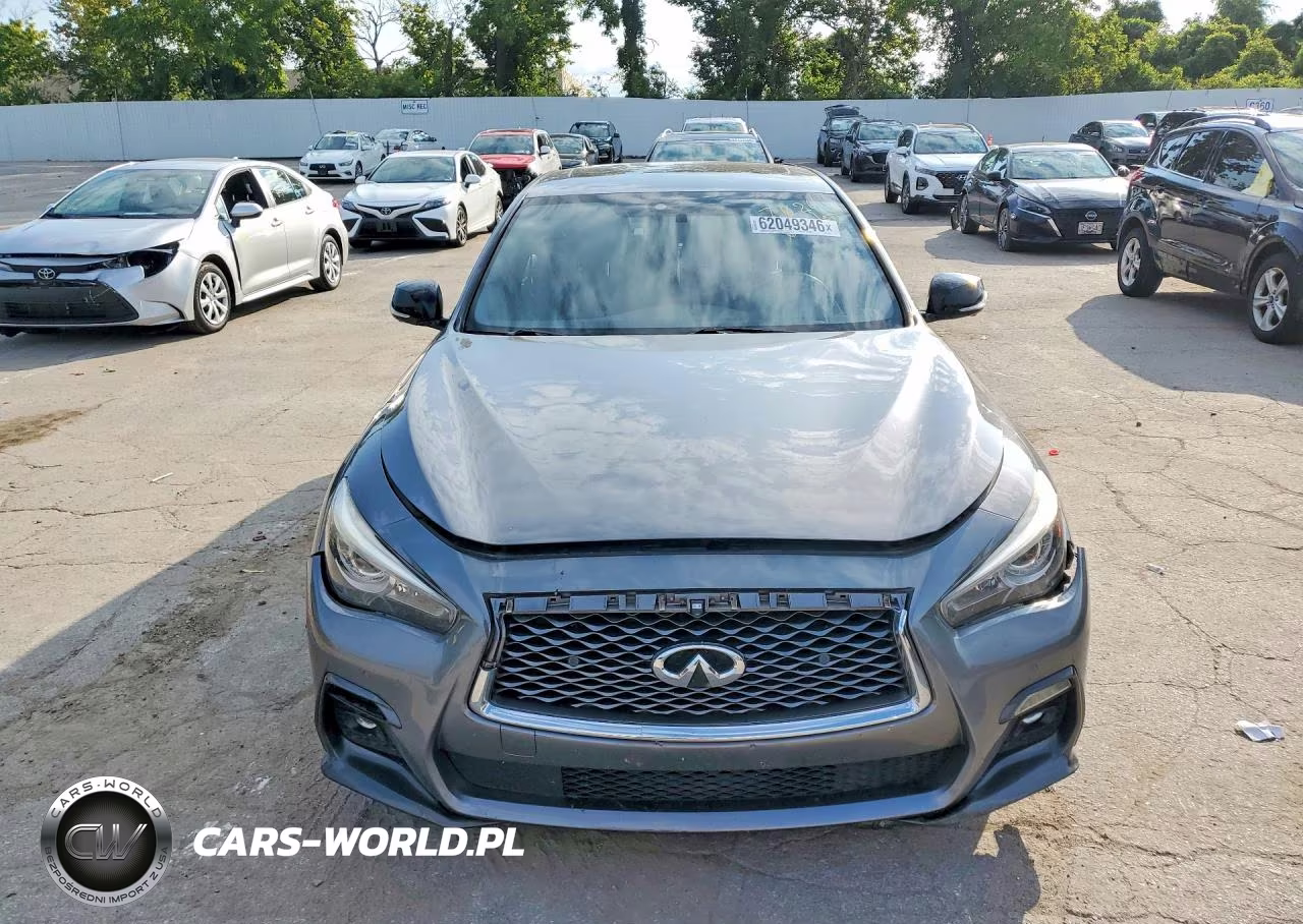 2020 Infiniti Q50 Red Sport 400 VIN:JN1FV7AP4LM630197 - 5