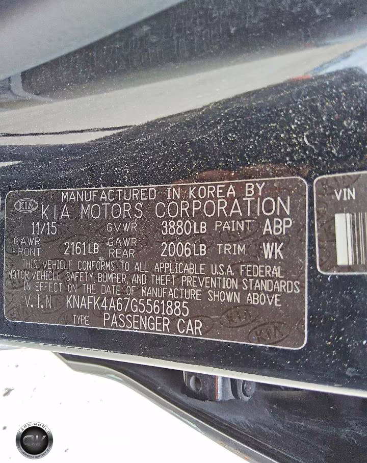 2016 Kia Forte Lx VIN:KNAFK4A67G5561885 - 12