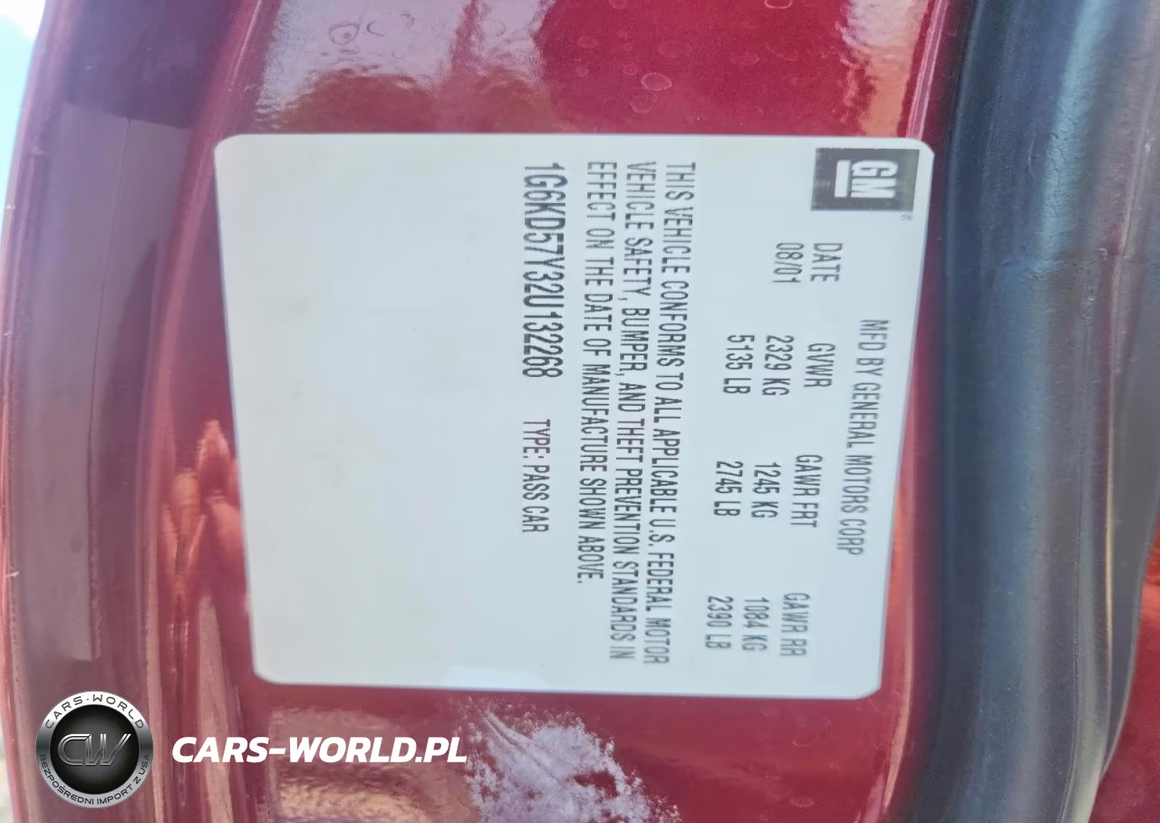 2002 Cadillac Deville VIN:1G6KD57Y32U132268 - 12