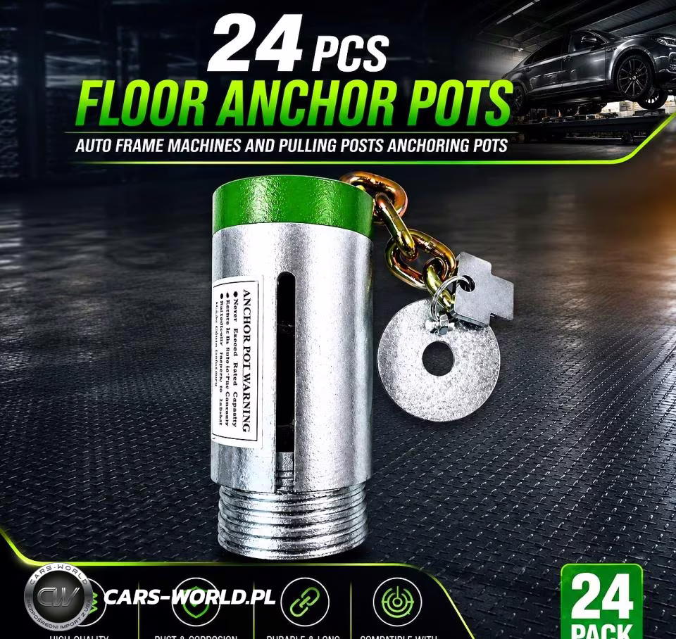 2026 24 Pcs Floor Anchor Pots Auto Frame Machines And Pulling Posts Anchoring Pots VIN:38913469 - 2