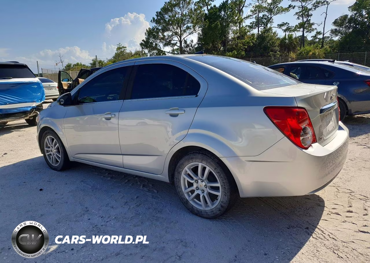 2012 Chevrolet Sonic Lt VIN:1G1JC5SH9C4152912 - 2