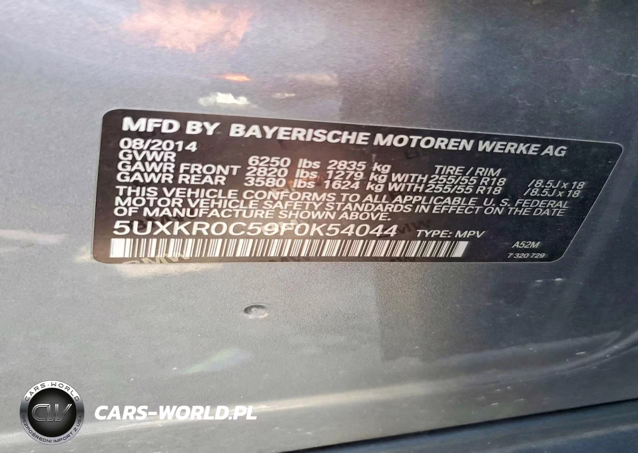 2015 BMW X5 xDrive35I VIN:5UXKR0C59F0K54044 - 13