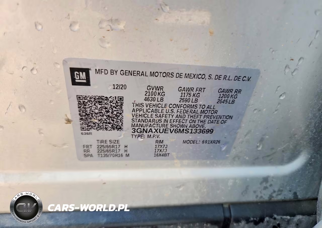 2021 Chevrolet Equinox Lt VIN:3GNAXUEV6MS133699 - 13