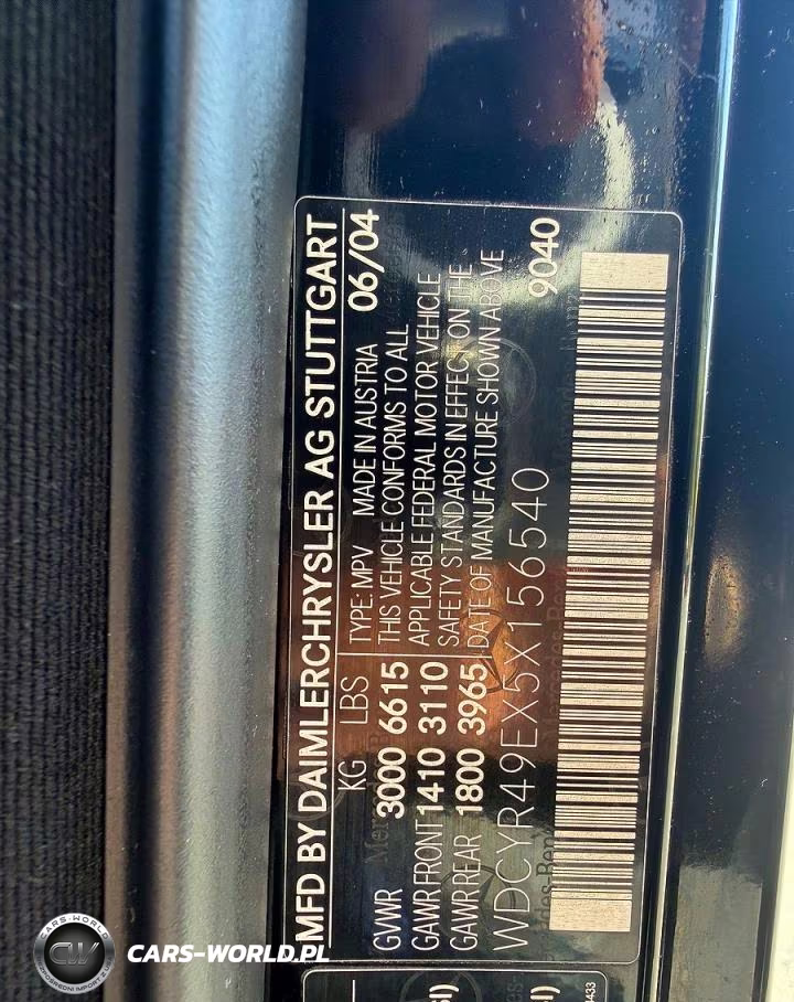 2005 Mercedes-Benz G 500 VIN:WDCYR49EX5X156540 - 10