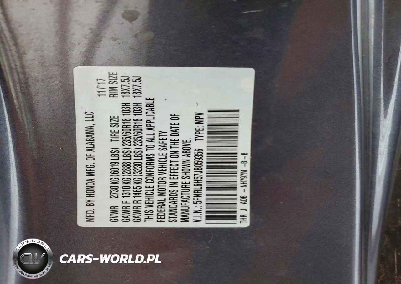 2018 Honda Odyssey Ex VIN:5FNRL6H57JB059356 - 13