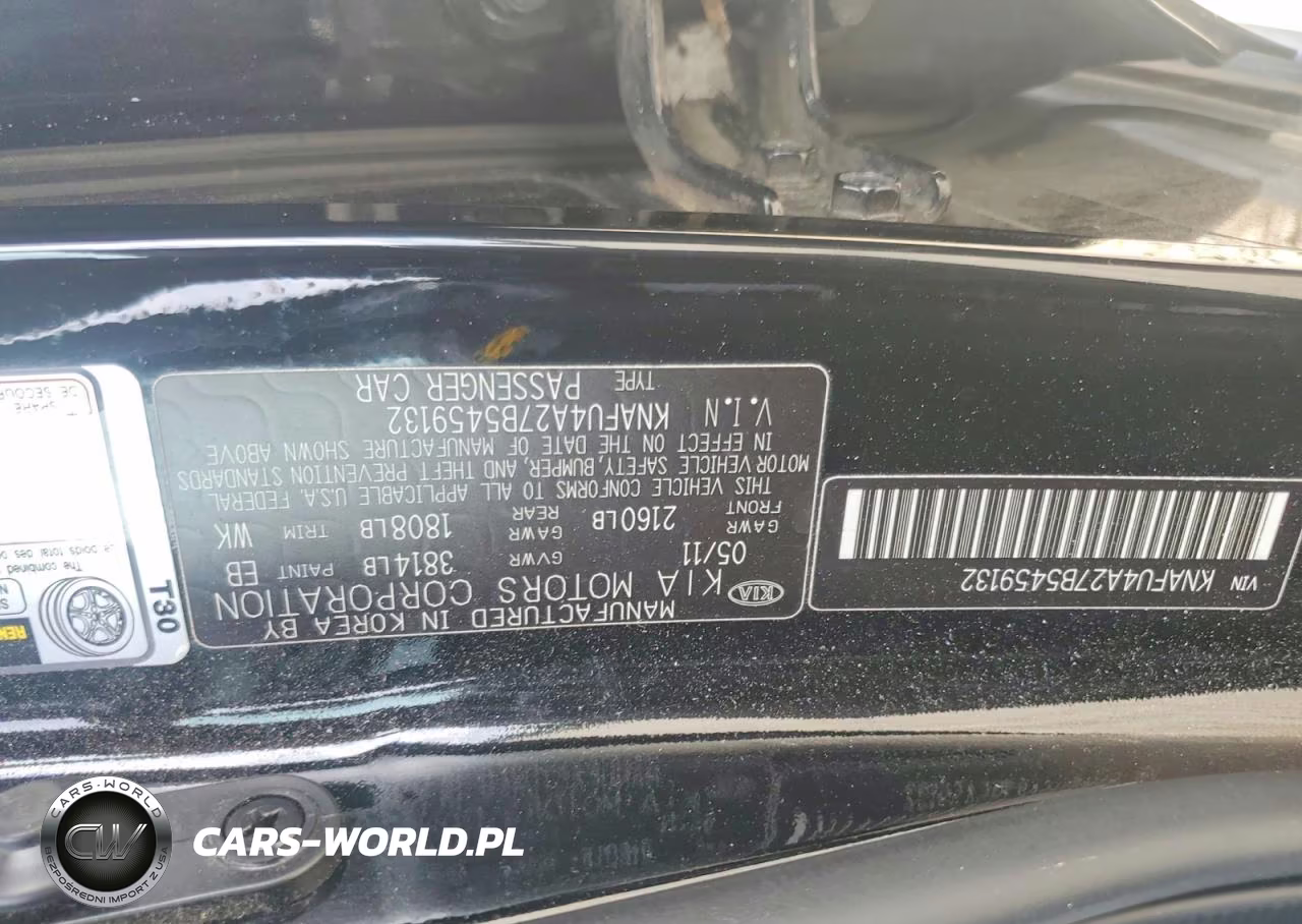 2011 Kia Forte Ex VIN:KNAFU4A27B5459132 - 12