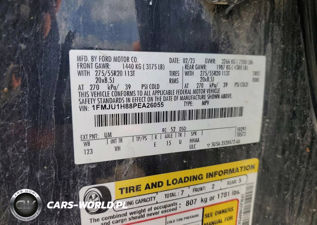 2023 Ford Expedition Xlt VIN:1FMJU1H88PEA26055 - 13