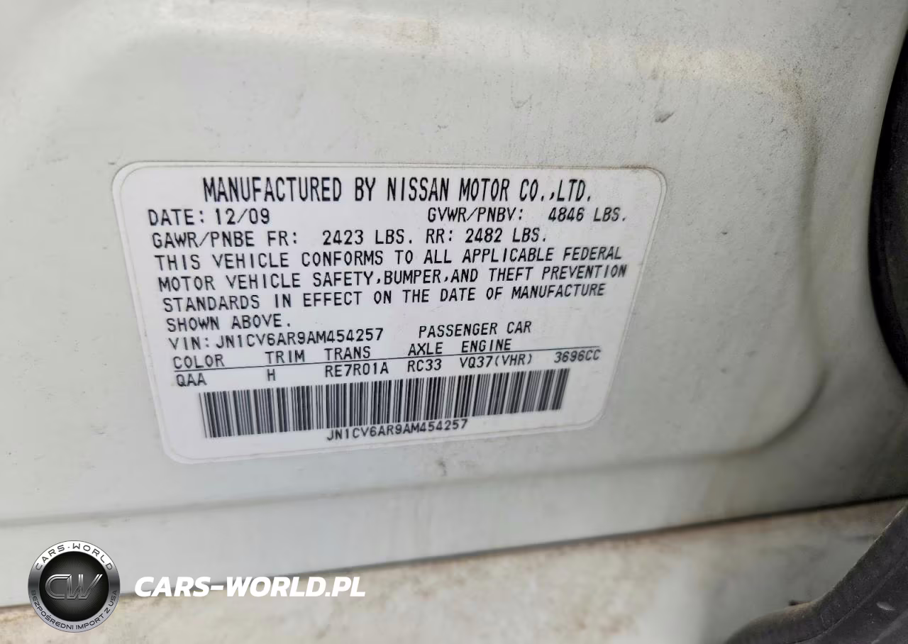 2008 Infiniti G37 VIN:JN1CV6AR9AM454257 - 12