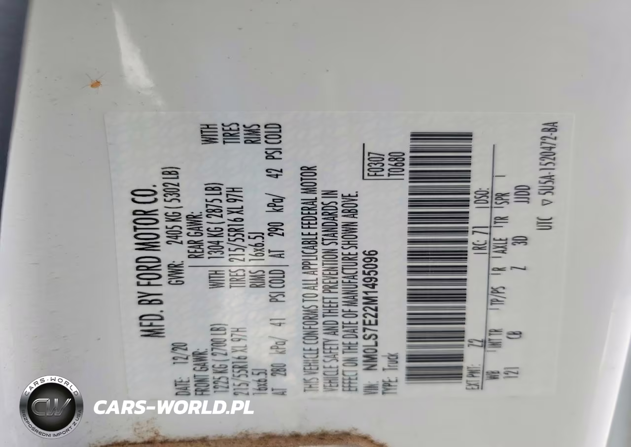 2021 Ford Transit Connect Xl VIN:NM0LS7E22M1495096 - 13