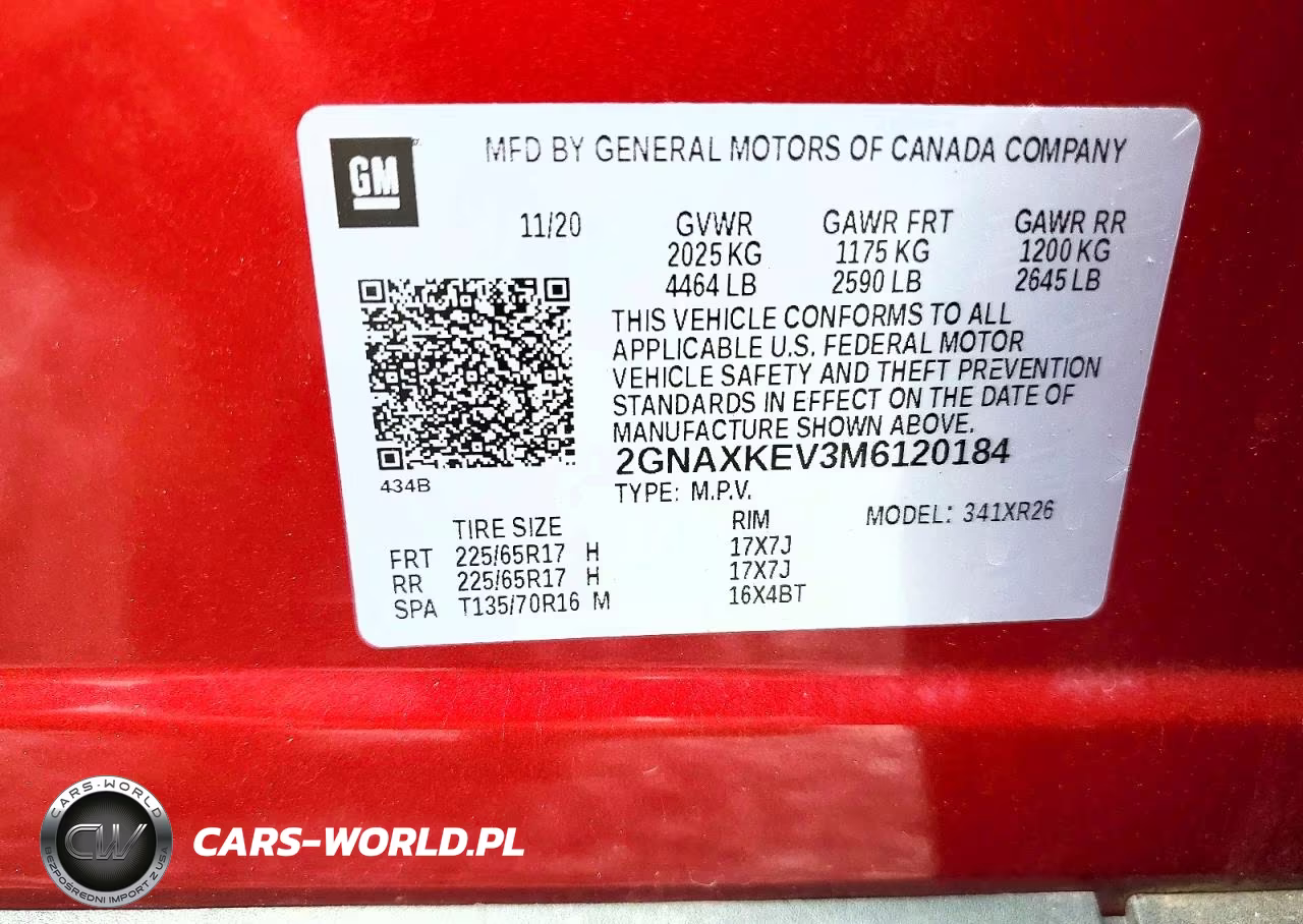 2021 Chevrolet Equinox Lt VIN:2GNAXKEV3M6120184 - 14