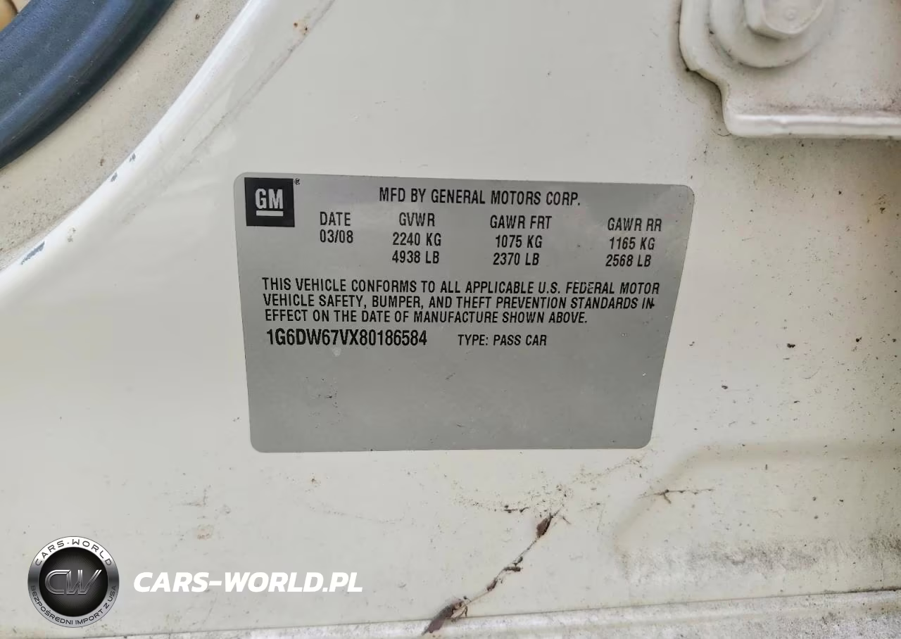 2008 Cadillac Sts VIN:1G6DW67VX80186584 - 12
