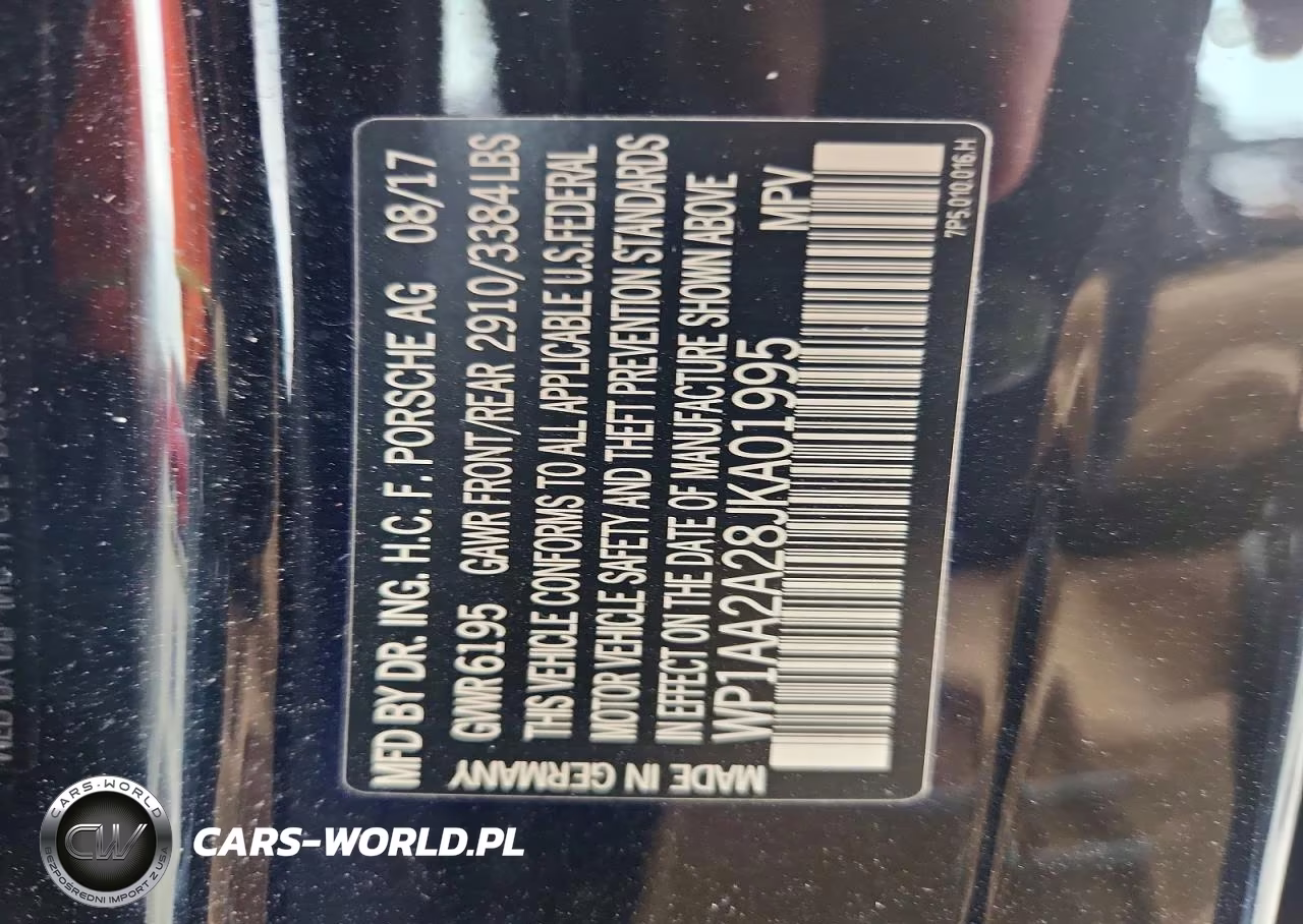 2018 Porsche Cayenne VIN:WP1AA2A28JKA01995 - 13