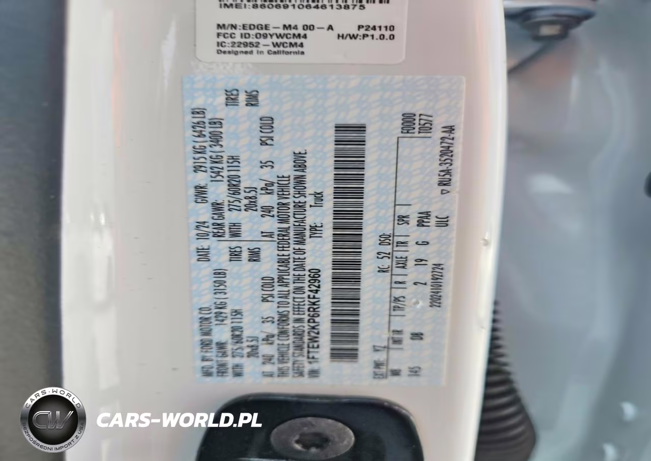 2024 Ford F150 Stx VIN:1FTEW2KP6RKF42960 - 12