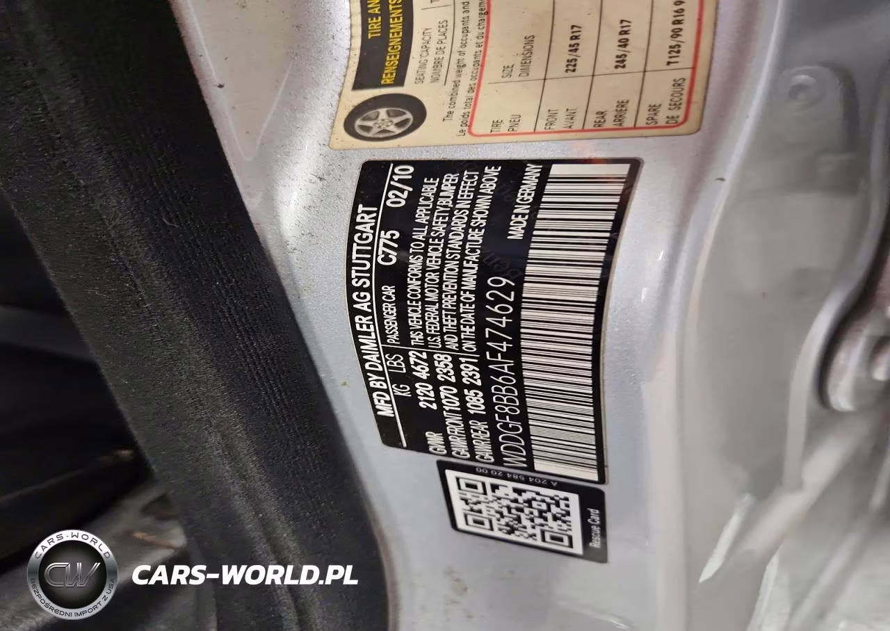 2010 Mercedes-Benz C 300 4Matic VIN:WDDGF8BB6AF474629 - 13