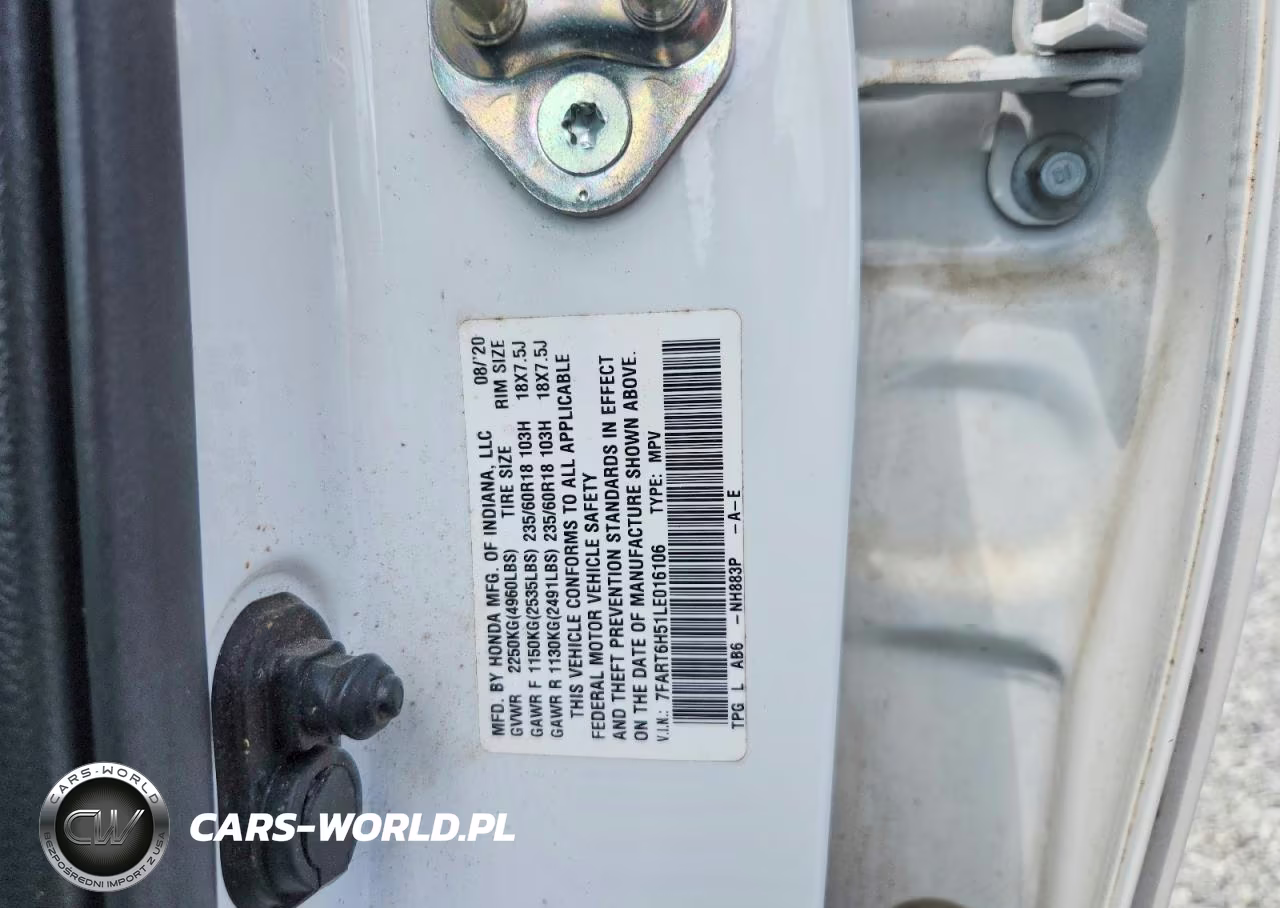 2020 Honda Cr-V Ex VIN:7FART6H51LE016106 - 12