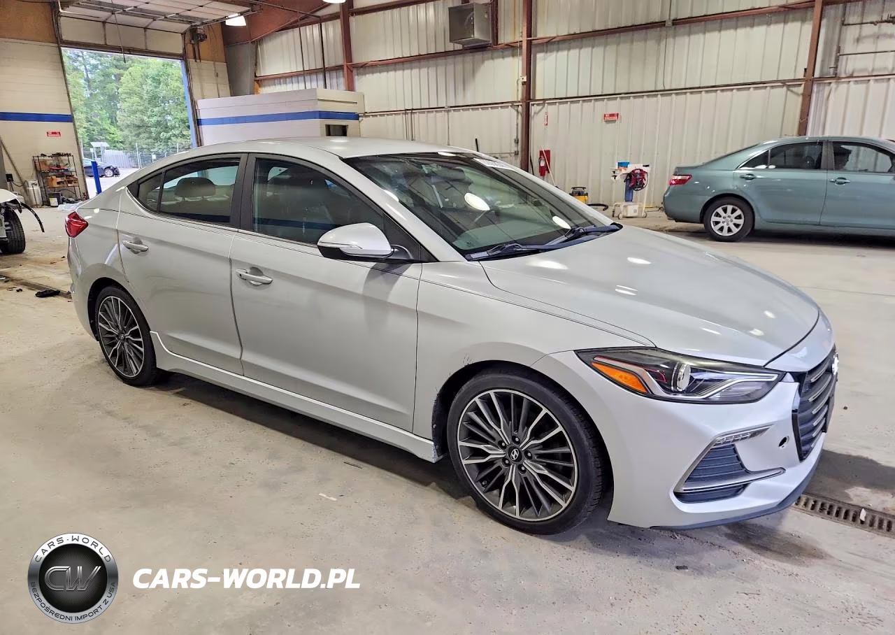 2017 Hyundai Elantra Sport VIN:KMHD04LB5HU322817 - 4