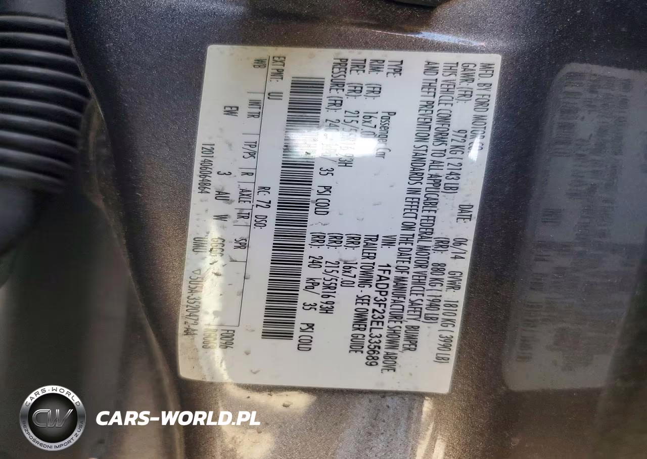 2014 Ford Focus Se VIN:1FADP3F23EL335689 - 12
