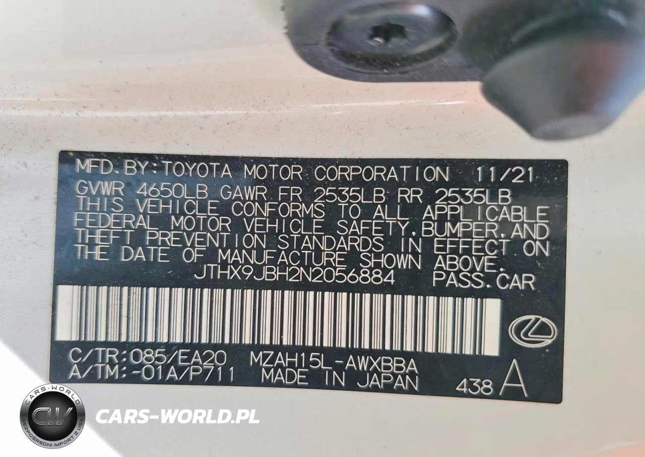 2022 Lexus Ux 250H Base VIN:JTHX9JBH2N2056884 - 13