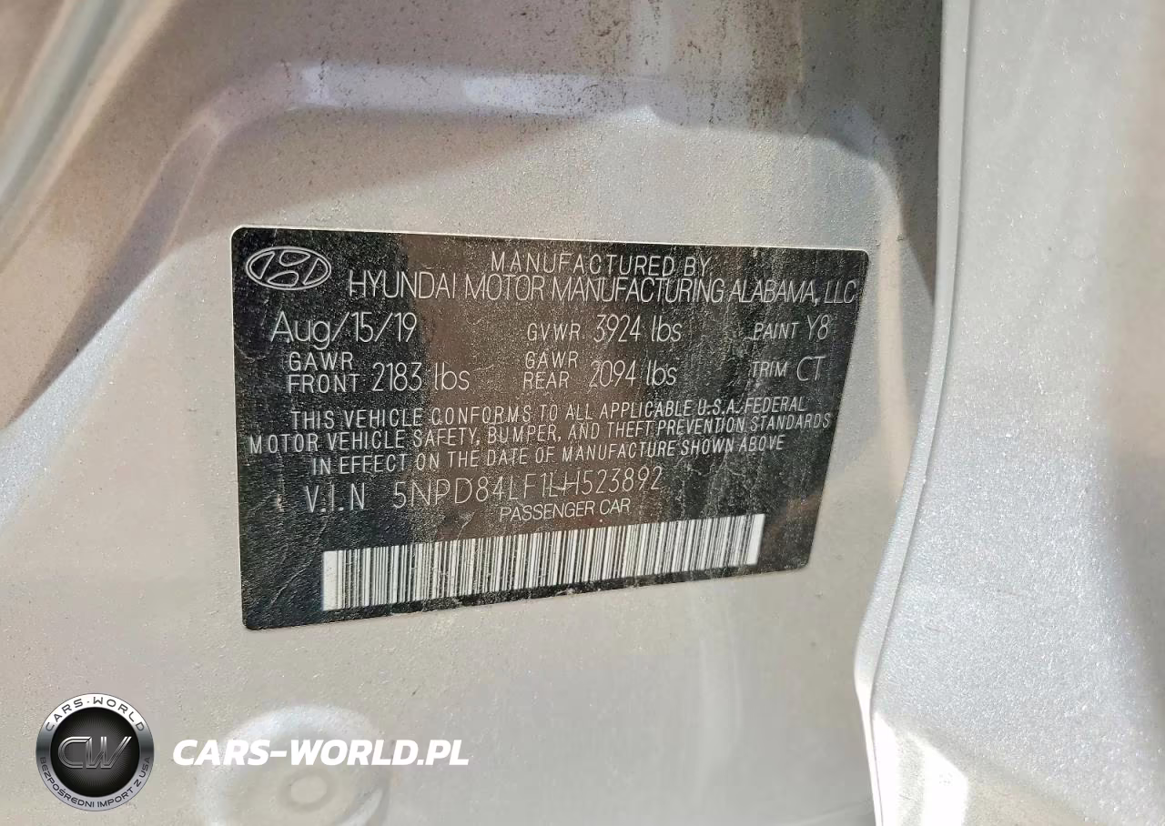 2020 Hyundai Elantra Sel VIN:5NPD84LF1LH523892 - 13