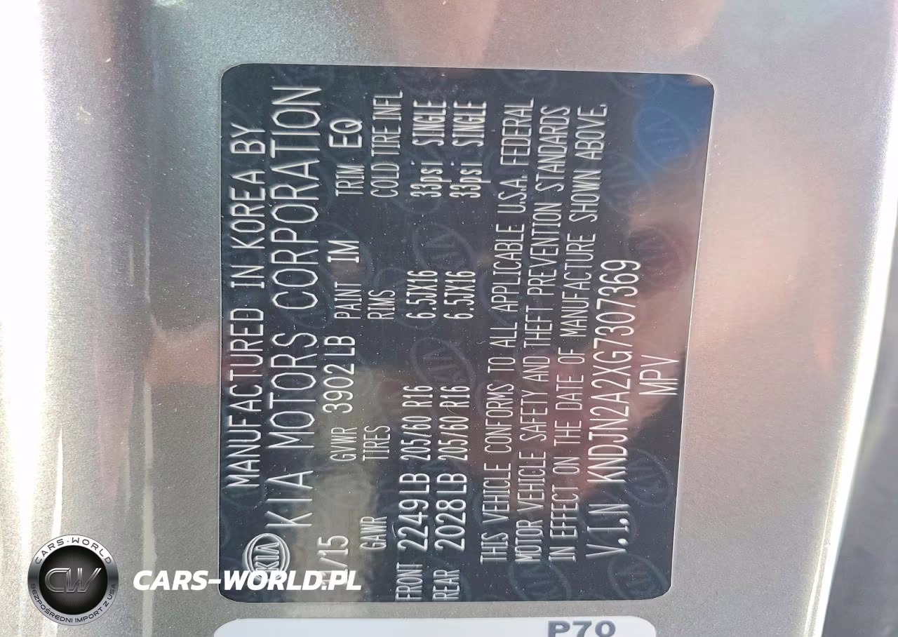 2016 Kia Soul Base VIN:KNDJN2A2XG7307369 - 13