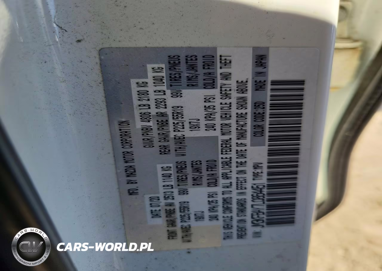 2020 Mazda Cx-5 Grand Touring Reserve VIN:JM3KFBAY7L0864451 - 14