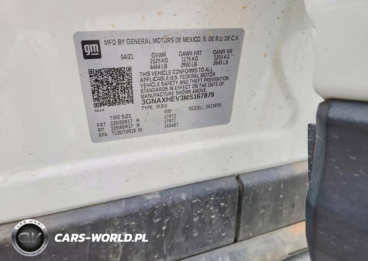 2021 Chevrolet Equinox Ls VIN:3GNAXHEV3MS167879 - 13