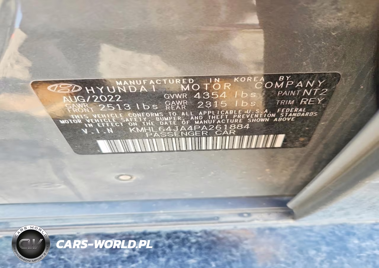 2023 Hyundai Sonata Sel VIN:KMHL64JA4PA261884 - 12