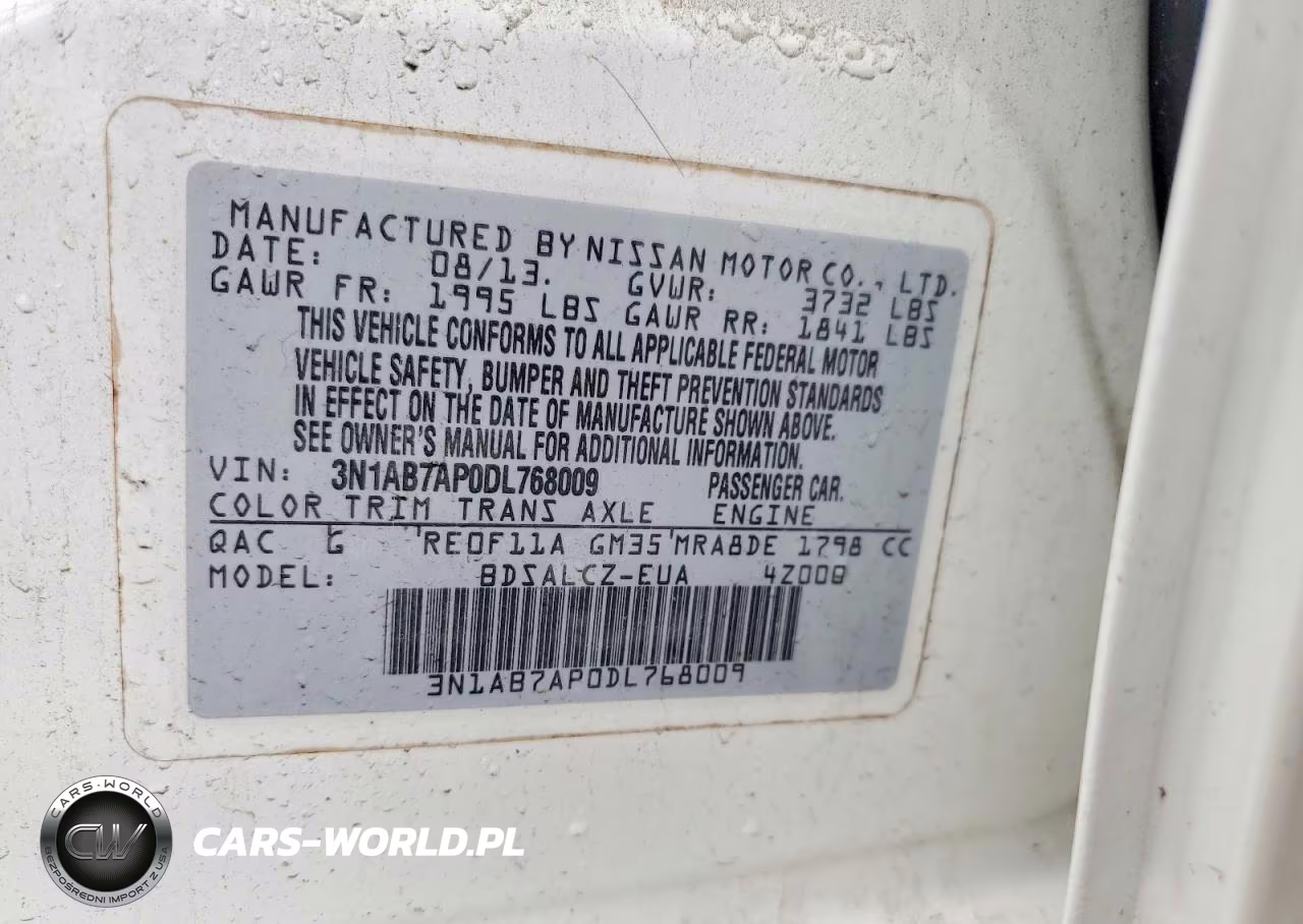 2013 Nissan Sentra S VIN:3N1AB7AP0DL768009 - 12