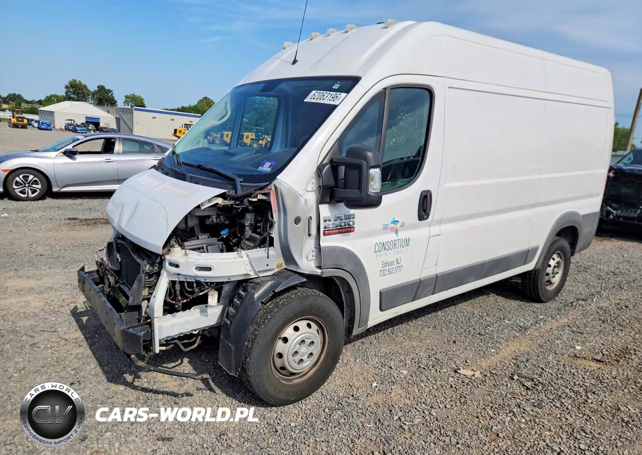 2018 Ram Promaster 2500 Delivery Van VIN:3C6TRVCG9JE156434 - 1